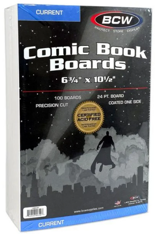 Current Comic Book Backer Boards (100pk) Current Comic Book Backer Boards (100pk)