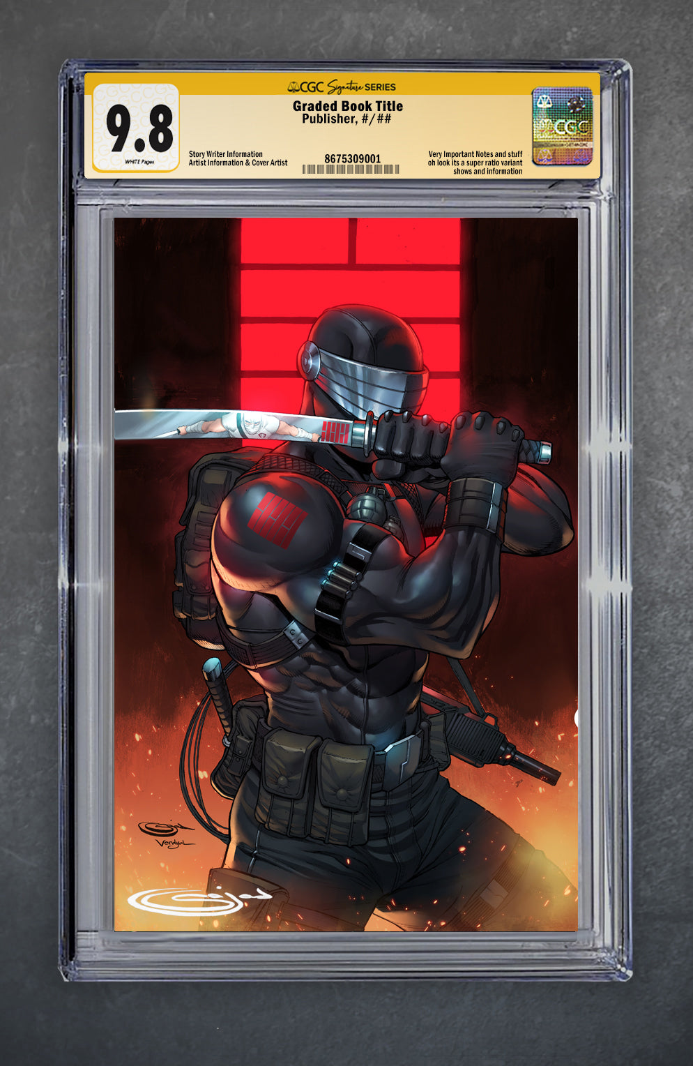 G.I. Joe A Real American Hero Silent Missions Editions 21 CGC Signature Series 9.8 Sajad Shah Variant B Virgin LTD 750 [4/15/25]