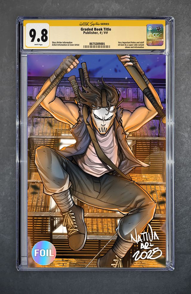 TMNT: Casey Jones 3 CGC Signature Series 9.8 Nate Melendez Variant B Virgin Foil LTD 500 [12/17/25]