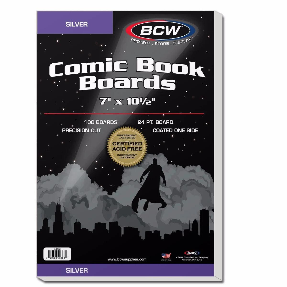 Silver Comic Book Backer Boards (100pk)