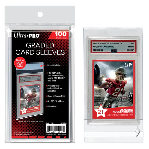 Ultra Pro Resealable PSA Graded Card Sleeves (100ct)