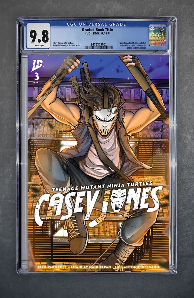 TMNT: Casey Jones 3 CGC Universal Series 9.8 Nate Melendez Variant A Trade LTD 500 [12/17/25]
