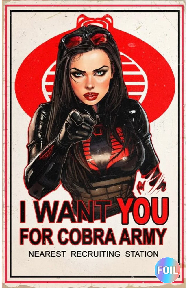 GI JOE 317 Cedric Poulat Variant B Virgin Spot Foil LTD 750 [6/4/25]