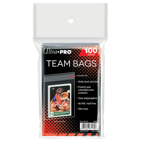 Ultra Pro Resealable Team Bags (100ct)