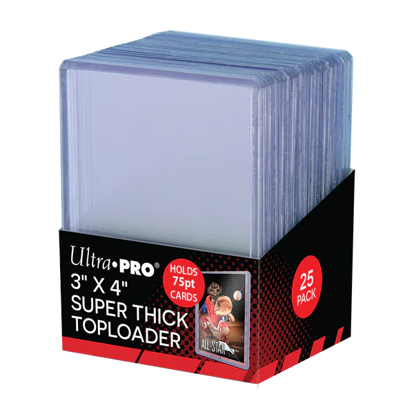 Ultra Pro Thick Toploaders (75pt) 3"x 4" (25ct)