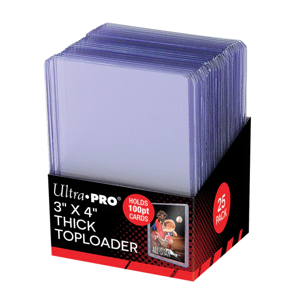 Ultra Pro Thick Toploaders (100pt) 3"x 4" (25ct)