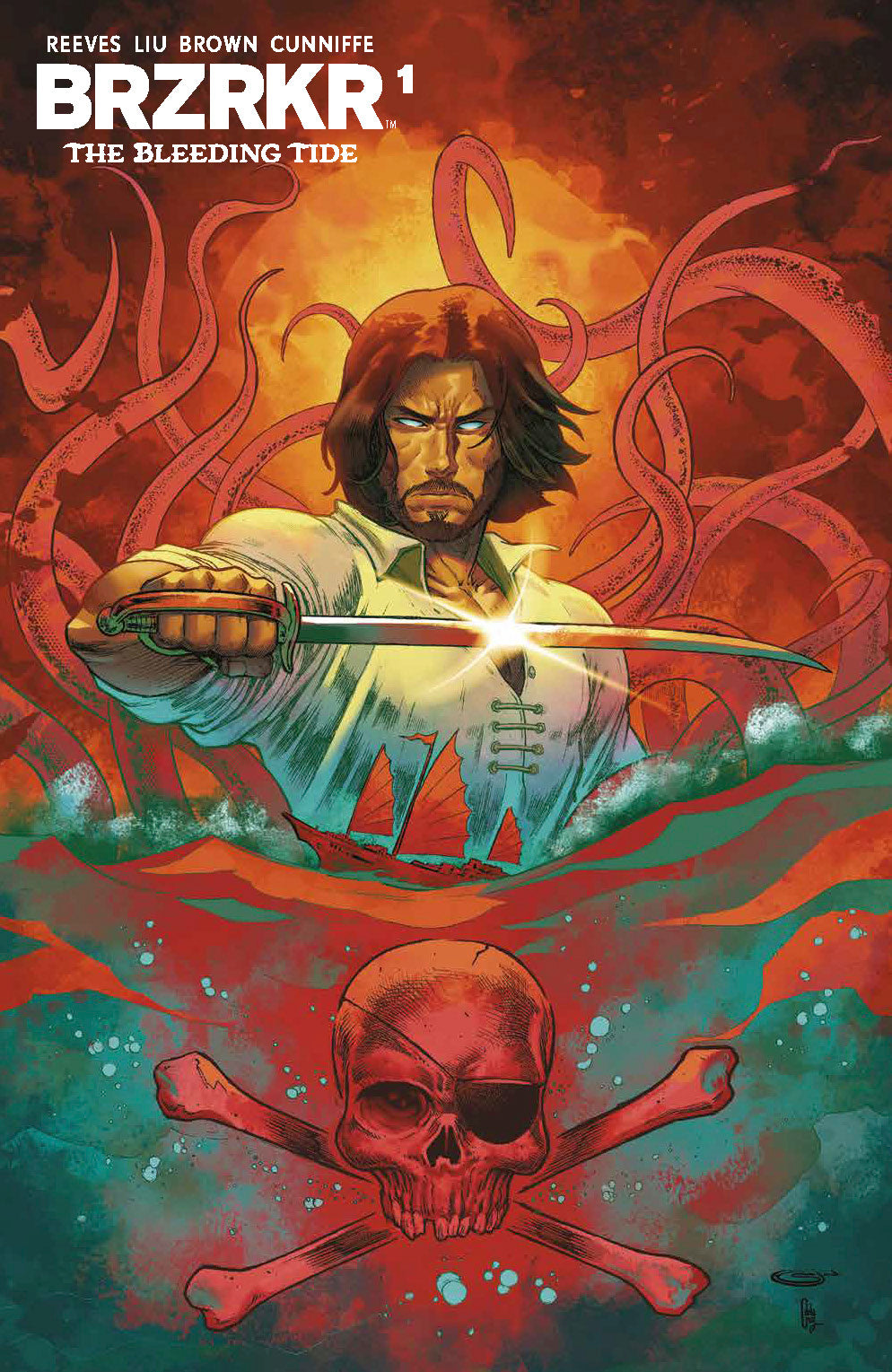 BRZRKR: The Bleeding Tide 1 Sajad Shah Variant A Trade LTD 500 [11/26/25]