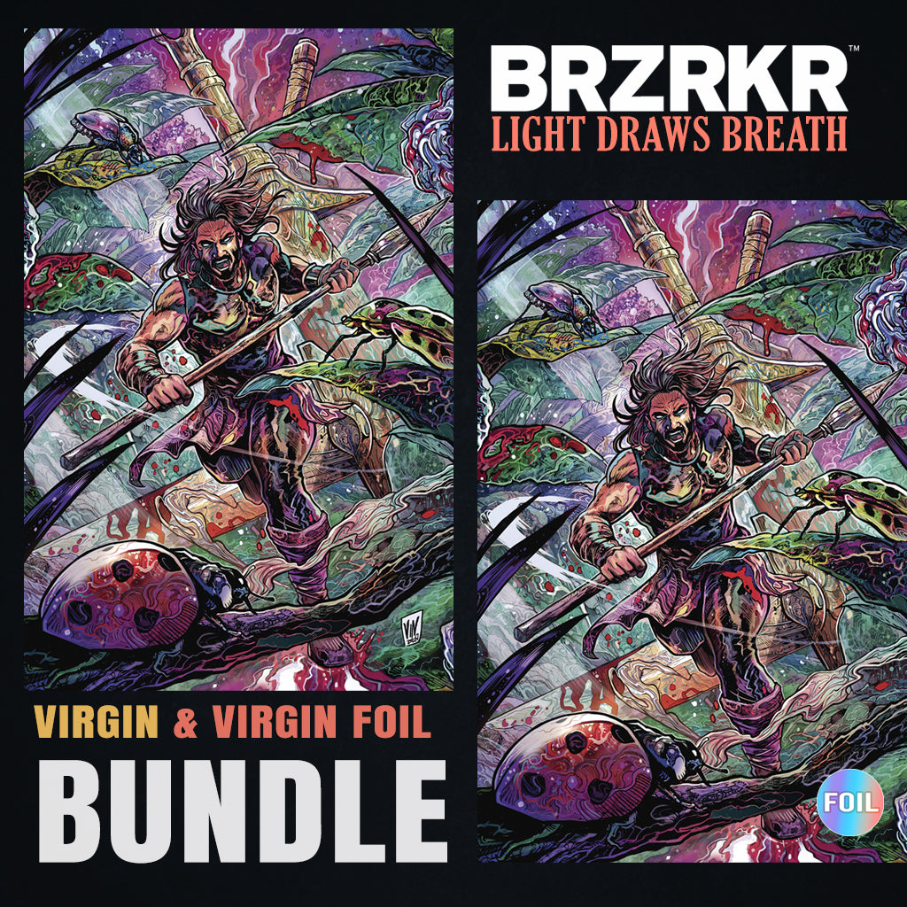 BRZRKR: Light Draws Breath #1 Vincenzo Riccardi BUNDLE Variant B Virgin + C Virgin Foil LTD 500 [5/27/26]
