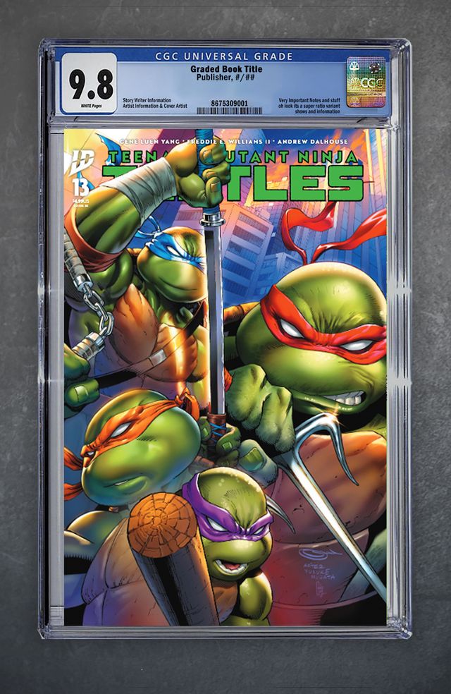 Teenage Mutant Ninja Turtles 13 CGC Universal Series 9.8 Sajad Shah Variant A Trade LTD 500 [12/10/25]