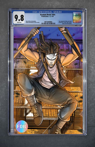 TMNT: Casey Jones 3 CGC Universal Series 9.8 Nate Melendez Variant B Virgin Foil LTD 500 [12/17/25]