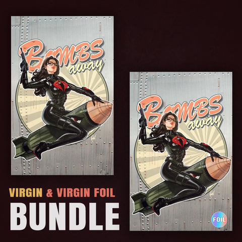 G.I. Joe 316 Cedric Poulat BUNDLE Variant A Virgin and Variant B Virgin Spot Foil [5/7/25]