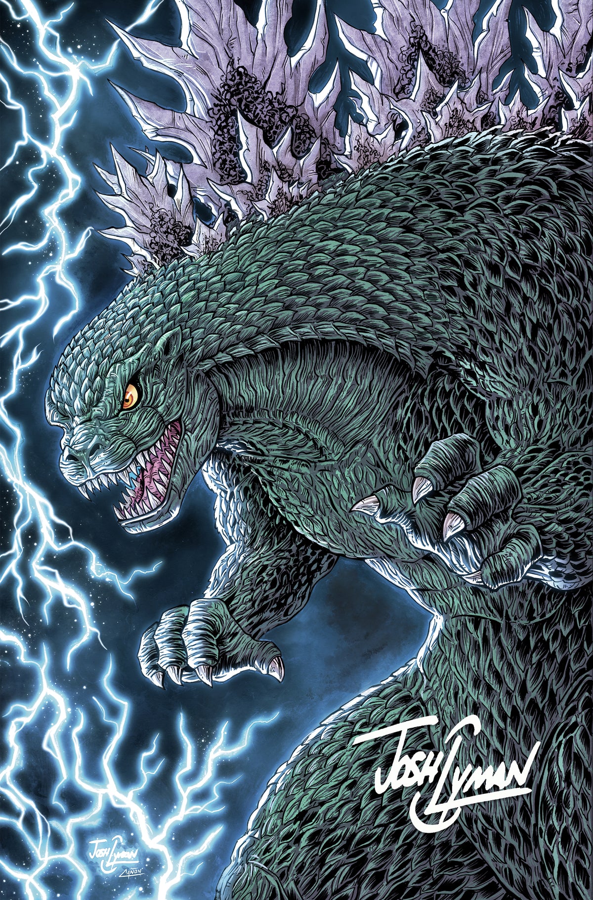 Godzilla's Monsterpiece Theatre Presents: Godzilla's the Odyssey #1 Josh C Lyman ***SIGNED*** Variant A Virgin LTD 500 [6/10/26]