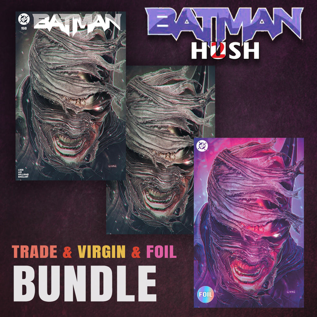 Batman 158 BUNDLE John Giang includes Variant A Trade + Variant B Virgin + Variant C Purple Foil [3/26/25] Hush 2 H2sh