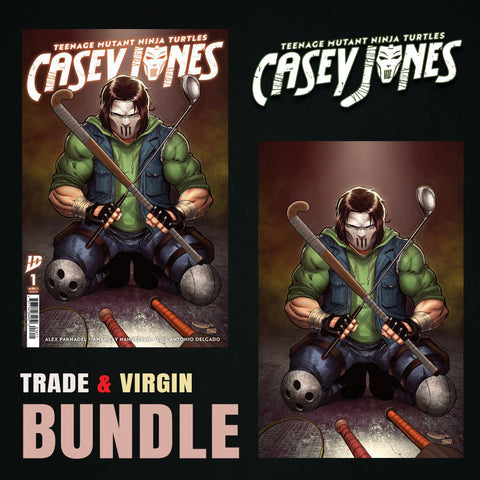 Teenage Mutant Ninja Turtles: Casey Jones #1 Sajad Shah BUNDLE Variant A Trade + B Virgin [9/17/25]