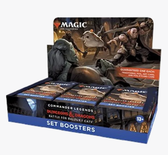 Magic The Gathering - Commander Legends: Dungeons & Dragons: Battle for Baldur's Gate - Set Booster Box (18 Packs)