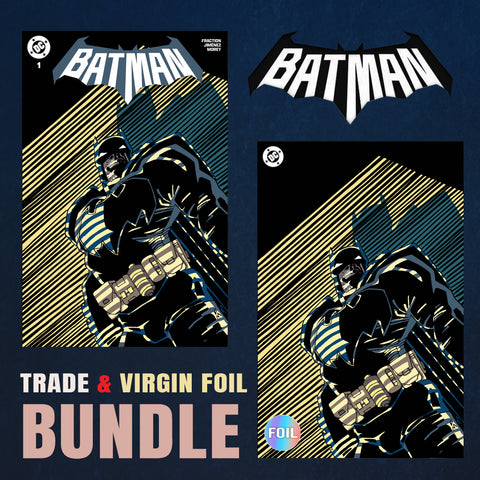 Batman 1 Frank Miller BUNDLE Variant A Trade + B Virgin Foil [10/9/25]