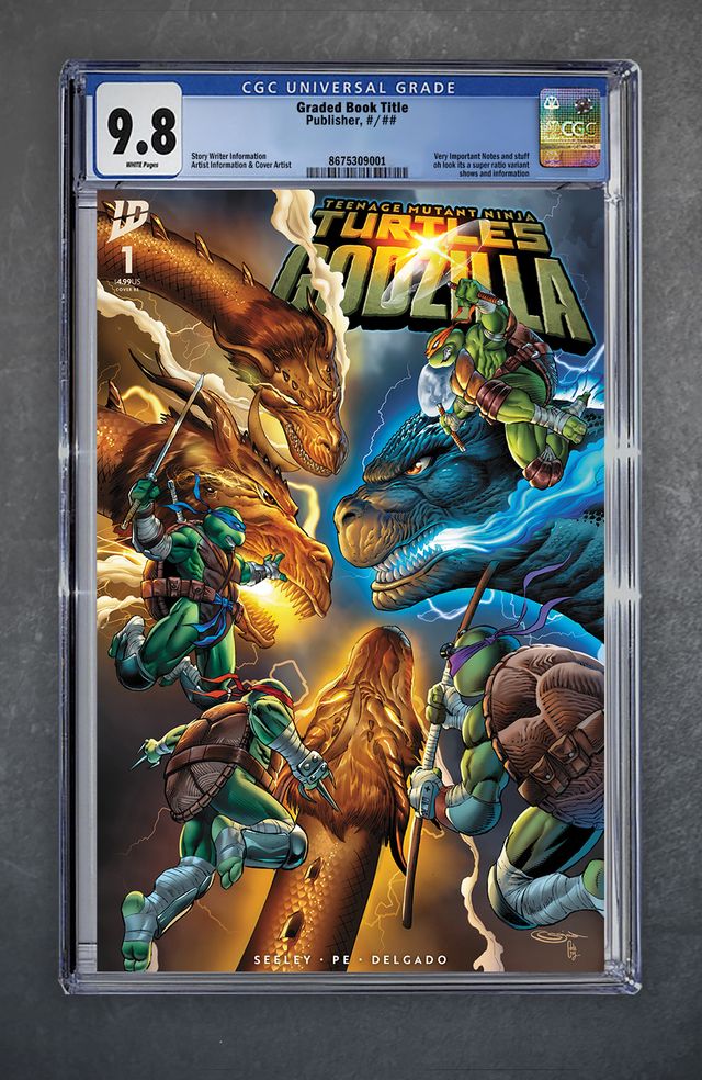 TMNT X Godzilla 1 CGC Universal Series 9.8 Sajad Shah Variant A Trade LTD 500 [11/12/25]