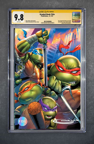 Teenage Mutant Ninja Turtles 13 CGC Signature Series 9.8 Sajad Shah Variant B Virgin Foil LTD 500 [12/10/25]