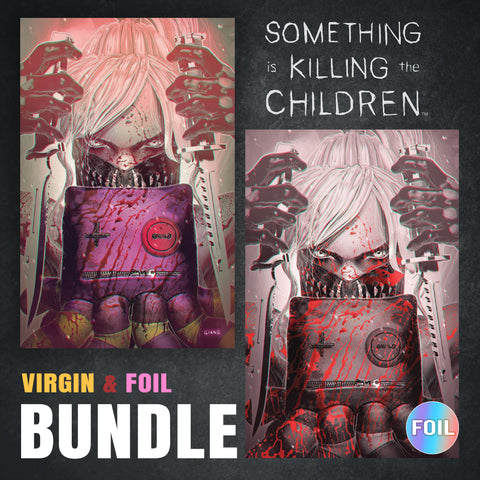 Something is Killing the Children #1 Archive Edition John Giang PCB Hobby Variant Cvr A Virgin + Cvr B Foil Bundle [2/6/25] MEGACON SIKTC