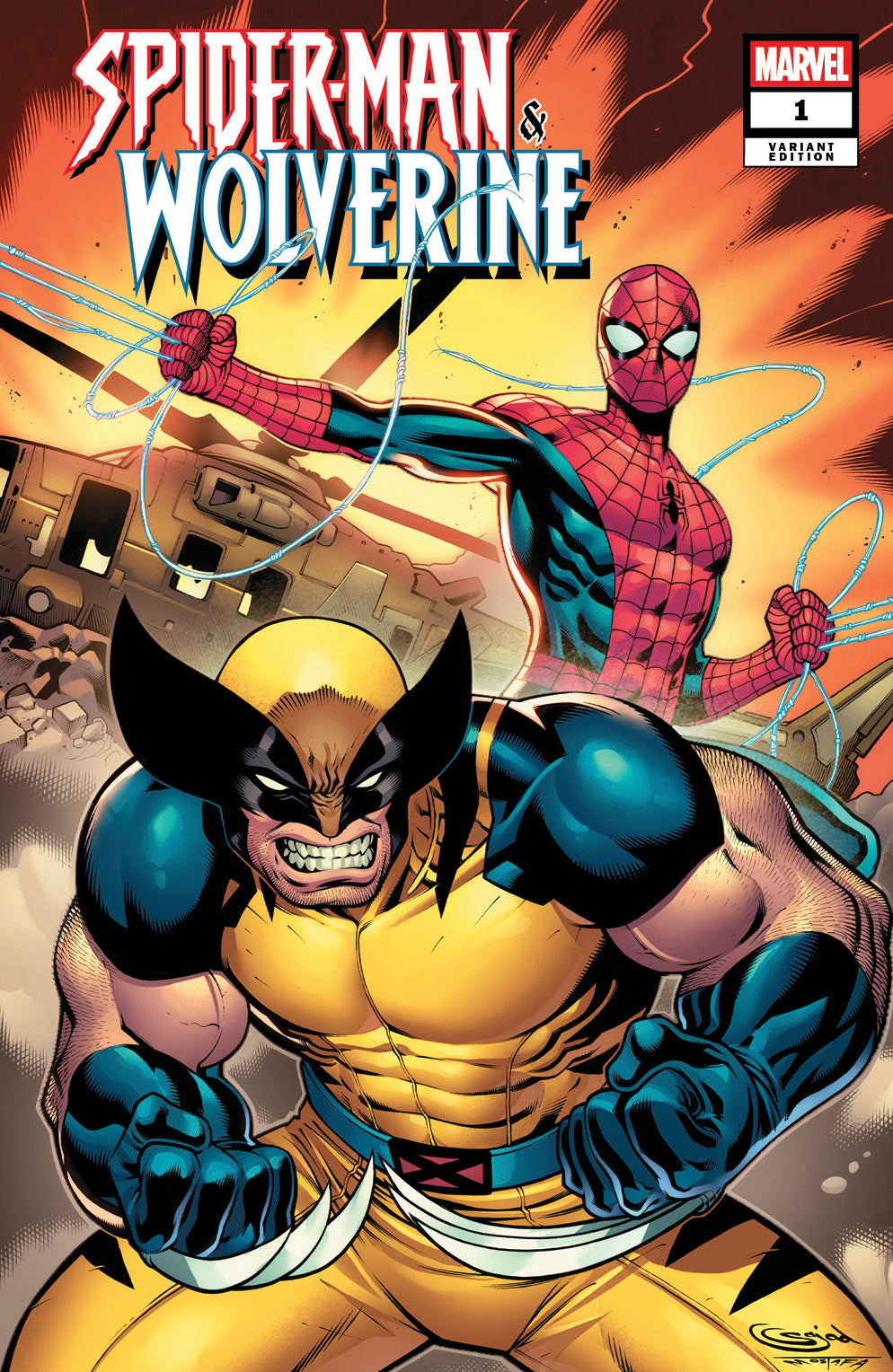 Spider-Man & Wolverine 1 Sajad Shah Variant A Trade LTD 3000 [5/21/25] 2025