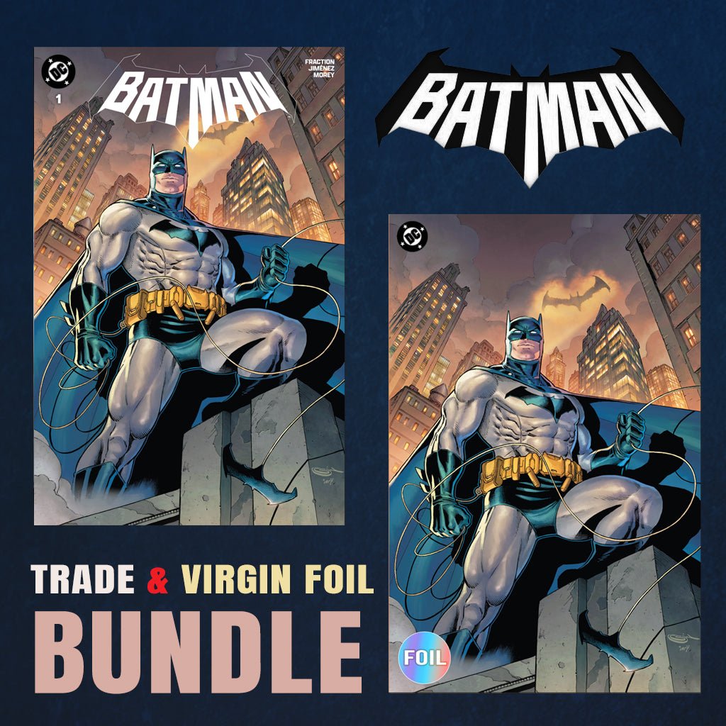 Batman 1 Sajad Shah BUNDLE Variant A Trade + B Virgin Foil [10/9/25]