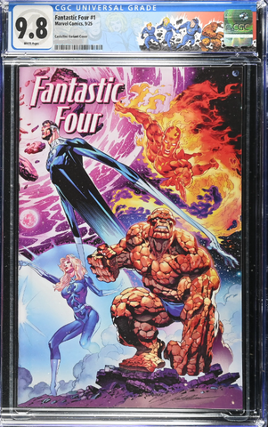 Fantastic Four 1 CGC Universal Series 9.8 Custom Fantastic Four Label Castellini Variant Wraparound Cover [7/9/25]