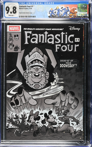 Fantastic Four 1 CGC Universal Series 9.8 Custom Fantastic Four Label Lorenzo Pastrovicchio Variant Cover [7/9/25]