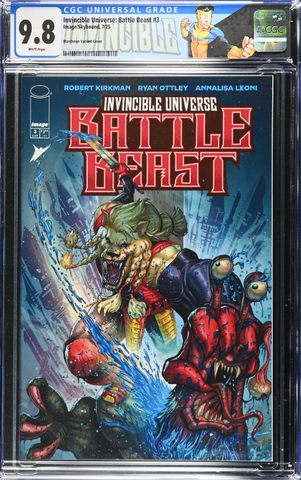Invincible Universe: Battle Beast #3 CGC Universal Series 9.8 Custom Universal Invincible Label Chris Marchman Variant A Trade LTD 1000 [7/23/25]
