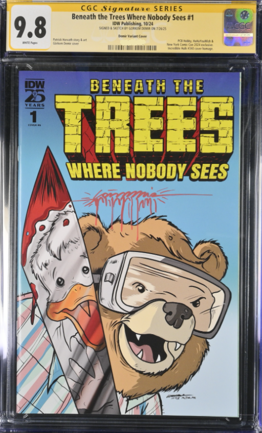 Beneath the Trees Where Nobody Sees #1 CGC Signature Series 9.8 Gorkem Demir PCB Hobby Variant A Trade LTD 500 [10/17/24]