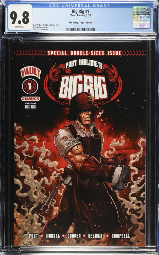 Post Malone's Big Rig #1 CGC 9.8 Josh C Lyman LTD 200 [7/9/25]