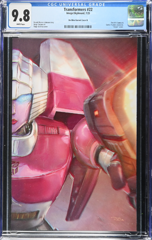 Transformers 22 CGC Universal Series 9.8 Tiago Da Silva Variant B Virgin LTD 750 [7/9/25]