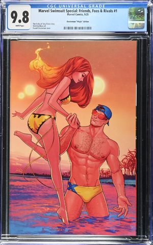 Marvel Swimsuit Special: Friends, Foes & Rivals 1 CGC Universal Series 9.8 Russell Dauterman 1:50 Ratio Virgin Variant B [7/9/25]