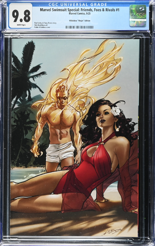 Marvel Swimsuit Special: Friends, Foes & Rivals 1 CGC Universal Series 9.8 Pablo Villalobos 1:100 Ratio Virgin Variant B [7/9/25]