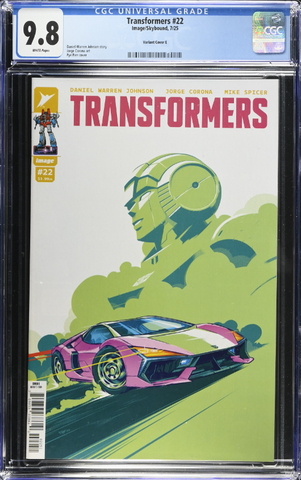 Transformers 22 CGC Universal Series 9.8 Pye Parr 1:50 Ratio Variant Cover E [7/9/25]