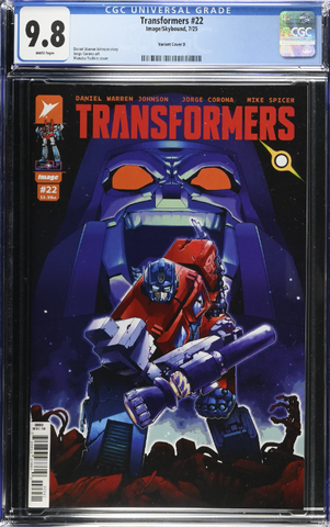 Transformers 22 CGC Universal Series 9.8 Manabu Yashiro 1:25 Ratio Variant Cover D [7/9/25]