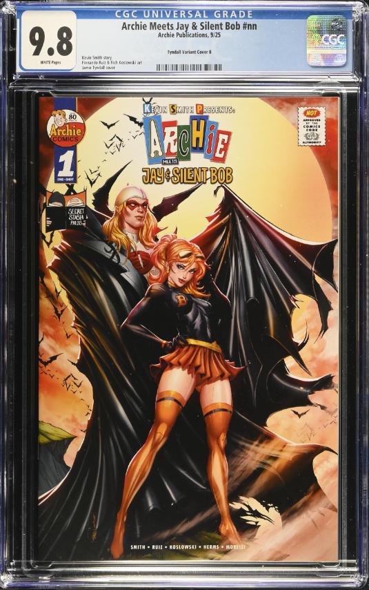 Archie Meets Jay & Silent Bob #1  CGC Universal Series 9.8 Jamie Tyndall Variant Cover B LTD 350 [7/9/25]