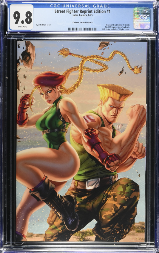 Street Fighter 1 CGC Universal Series 9.8 Tyler Kirkham Variant A Virgin LTD 500 [8/6/25] (2025 Edition)