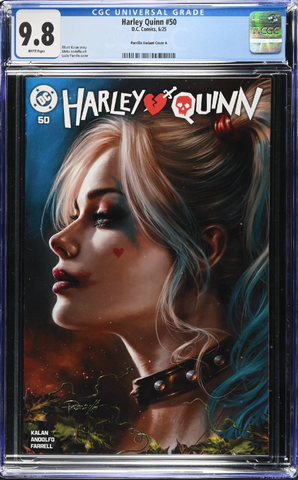 Harley Quinn 50 CGC Universal Series 9.8 Lucio Parillo Variant A Trade LTD 3000 [4/23/25]