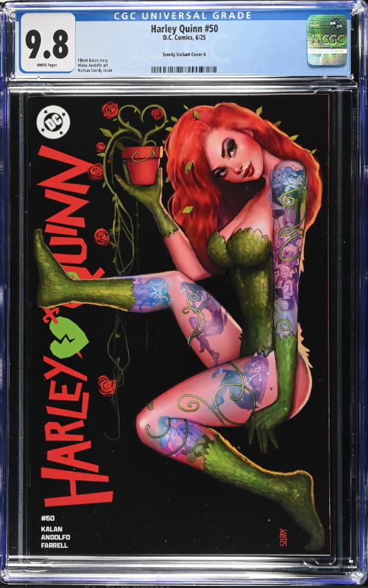 Harley Quinn 50 CGC Universal Series 9.8 Nathan Szerdy Variant A Trade LTD 3000 [4/23/25]