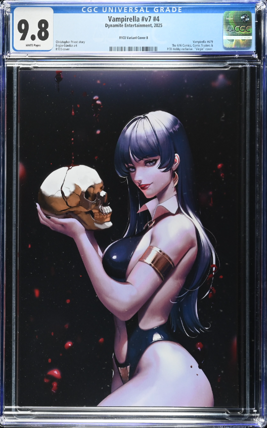 Vampirella #4 CGC Universal Series 9.8 R1C0 Variant B Black Virgin LTD 500 [7/9/25]