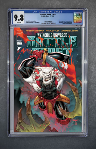 Invincible Universe: Battle Beast #7 CGC 9.8 Sajad Shah LTD 1000 [3/18/26]