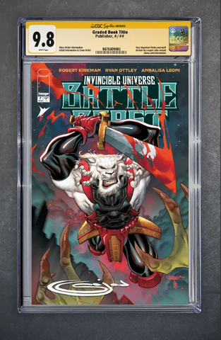 Invincible Universe: Battle Beast #7 CGC 9.8 Sajad Shah LTD 1000 [3/18/26]