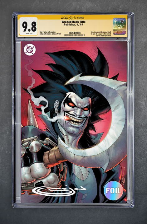 Lobo #1 CGC Signature Series 9.8 Sajad Shah Variant C Virgin Foil LTD 1000 [3/18/26]