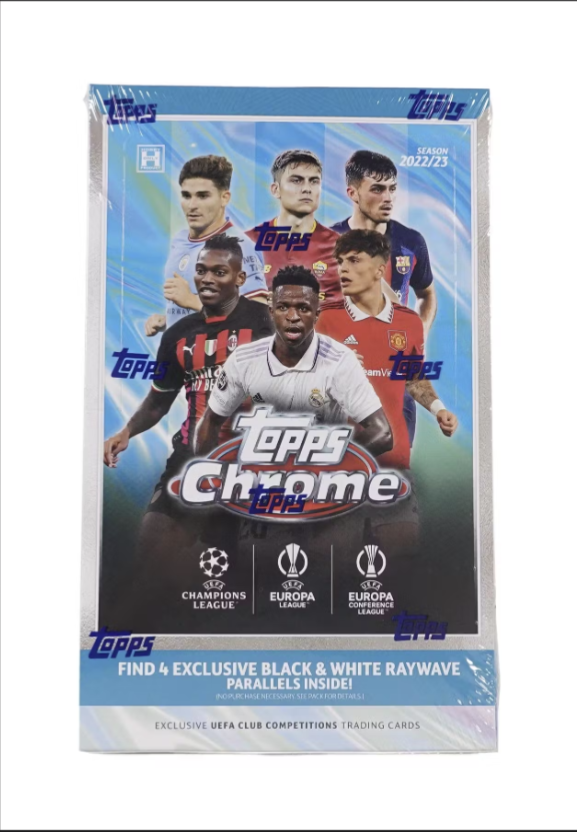 2022-23 Topps Chrome UEFA Club Competitions Soccer Hobby LITE Box