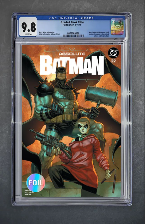 Absolute Batman #22 CGC 9.8 Sajad Shah LTD 1000 [7/8/26]