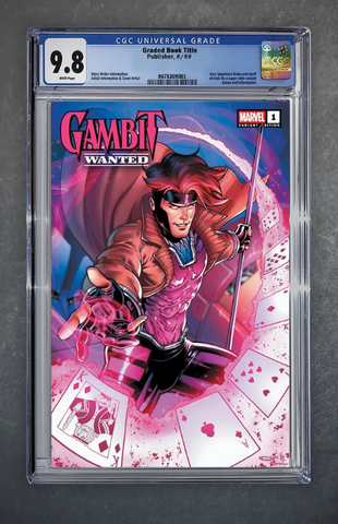 Gambit, Wanted #1 CGC 9.8 Sajad Shah [7/22/26]
