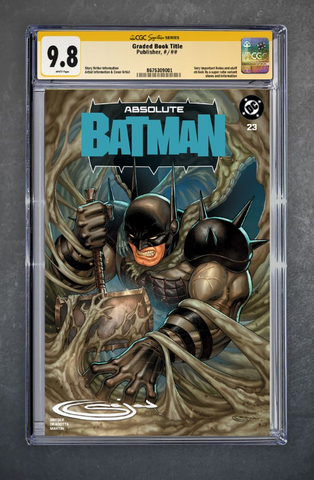 Absolute Batman #23 CGC 9.8 Sajad Shah LTD 1000 [8/12/26]
