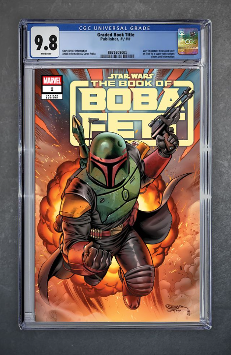 Star Wars: The Book of Boba Fett #1 CGC 9.8 Sajad Shah LTD 3000 [9/9/26]