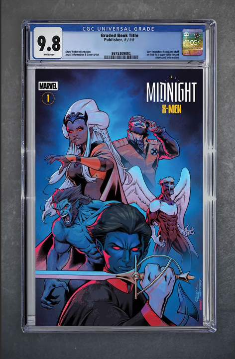Midnight X-Men #1 CGC 9.8 Sajad Shah LTD 1000 [10/7/26]