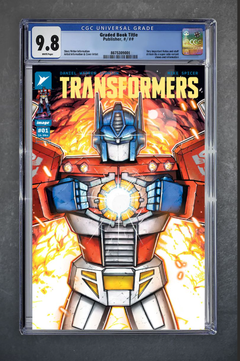 Transformers #1 CGC 9.8 Nate Melendez LTD 500 [9/16/26]